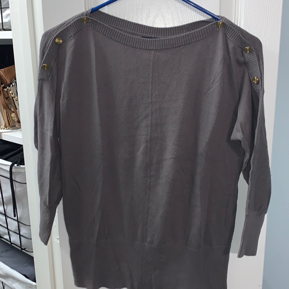 Gray sweater